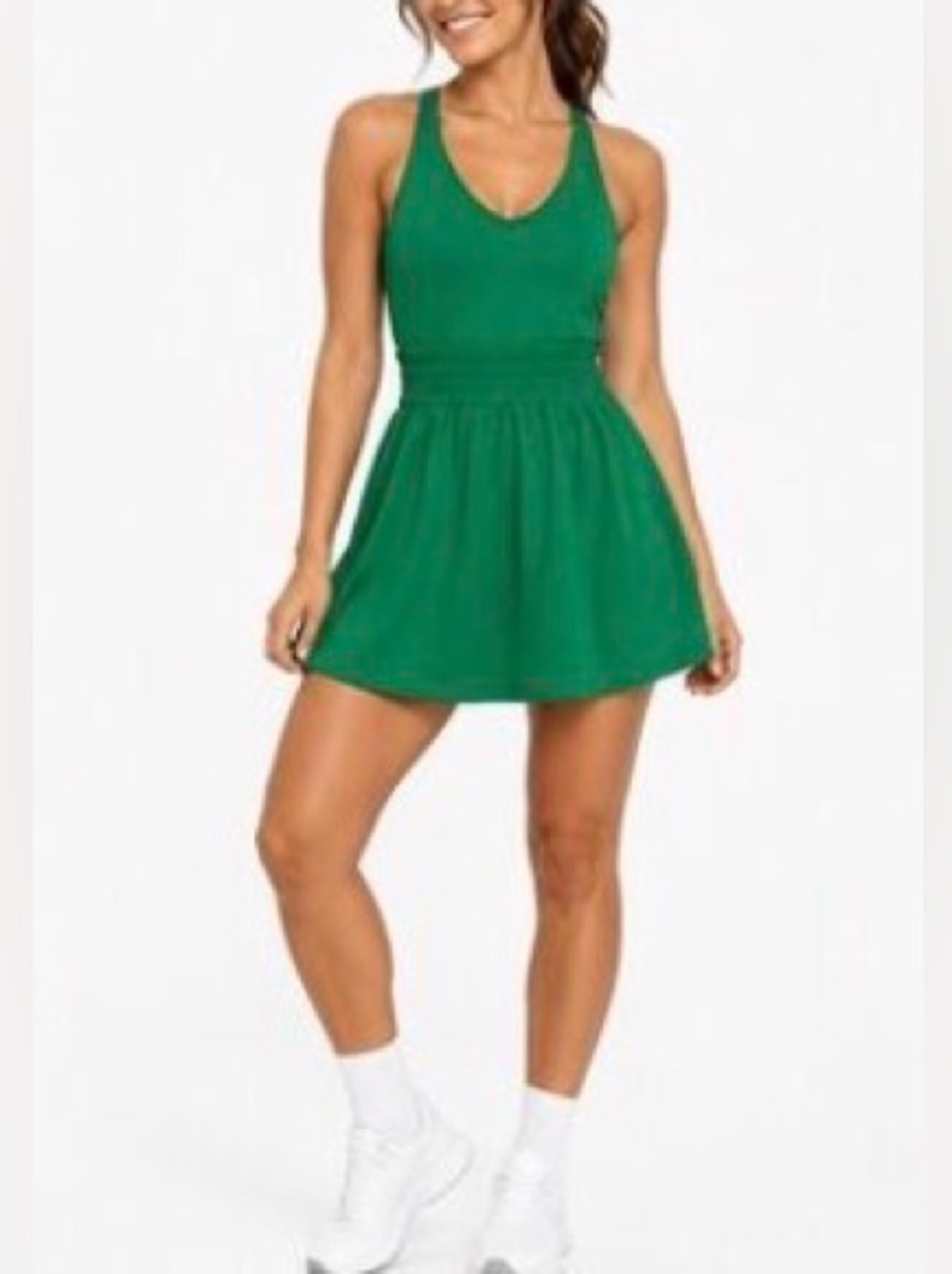 NWT! Under Armour Green Athletic One-Piece Romper - Tennis, Pickle Ball, Gym